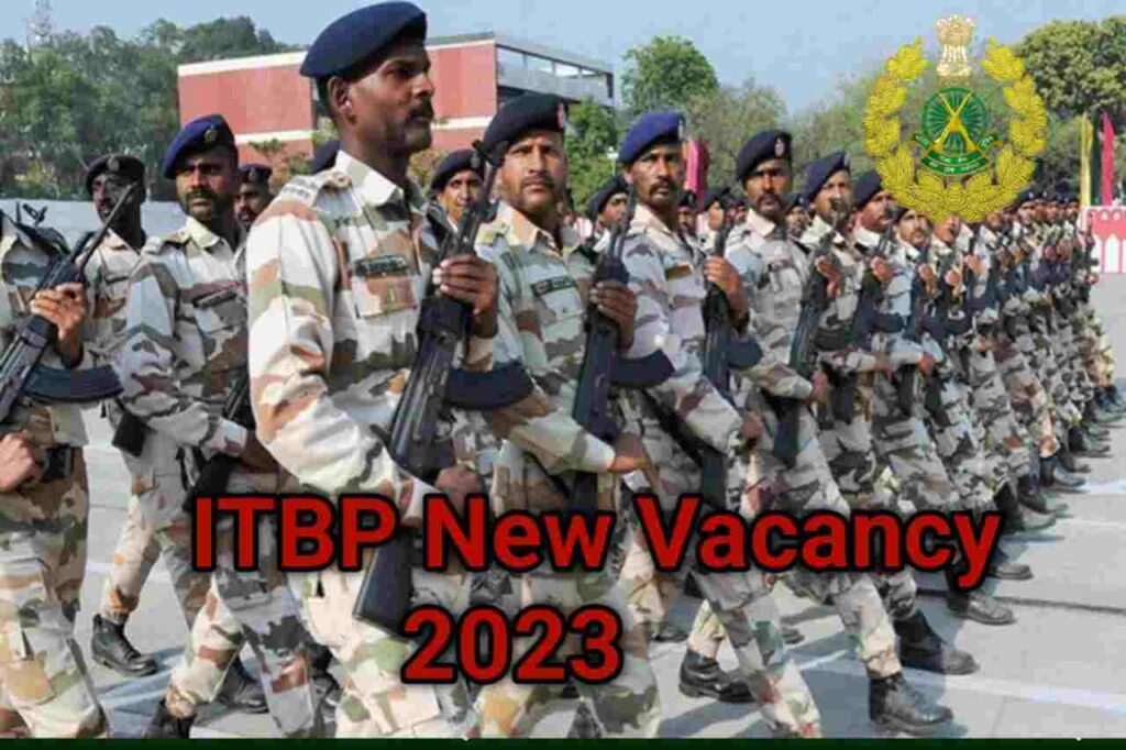 itbp new vacancy 2023 apply online
