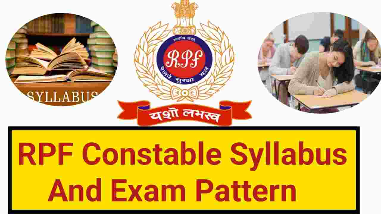 RPF Constable Syllabus And Exam Pattern