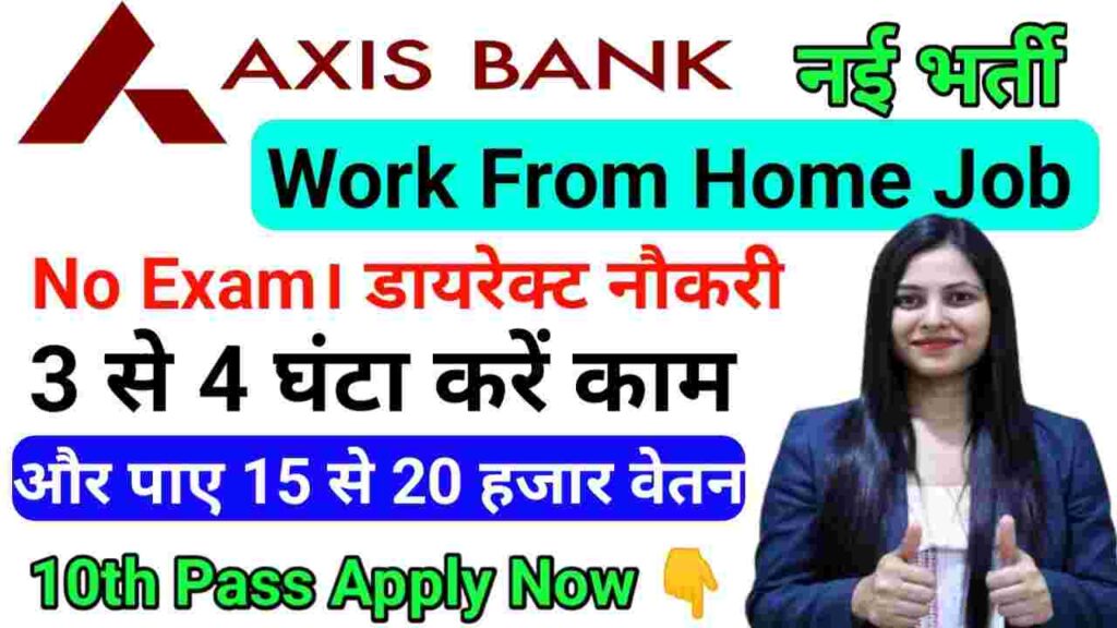 Axis Bank Work From Home Job 2024