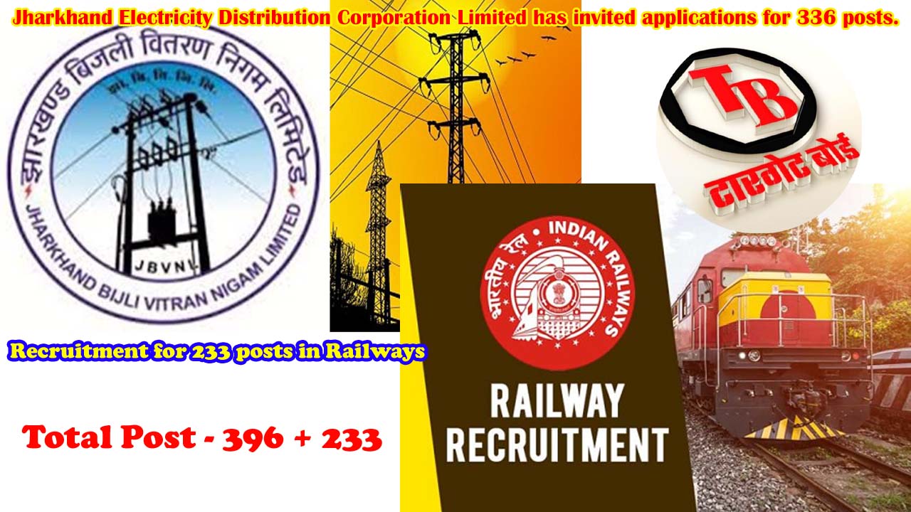 Jharkhand Electricity Distribution Corporation Limited has invited applications for 336 posts