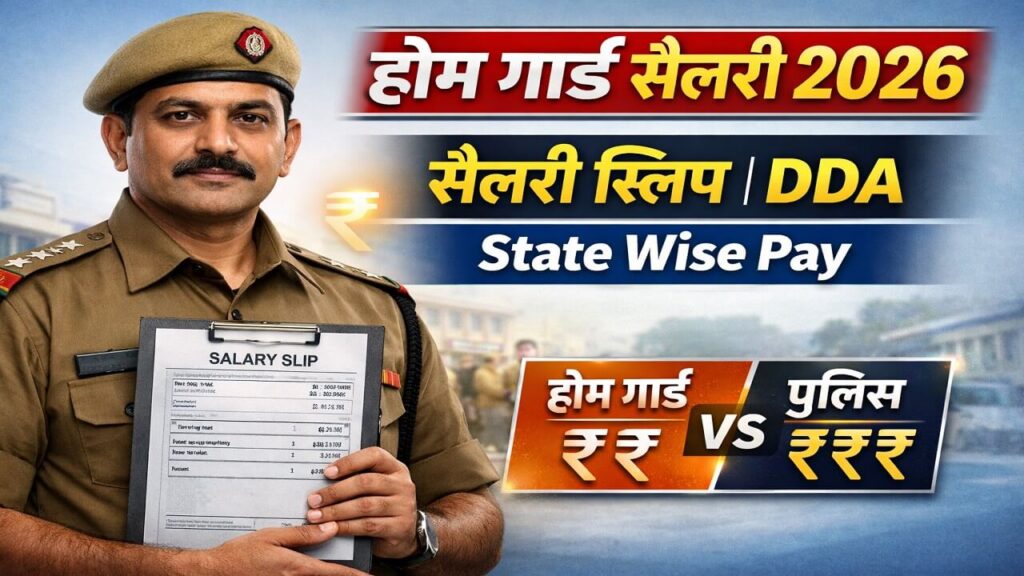 Home Guard Salary Slip